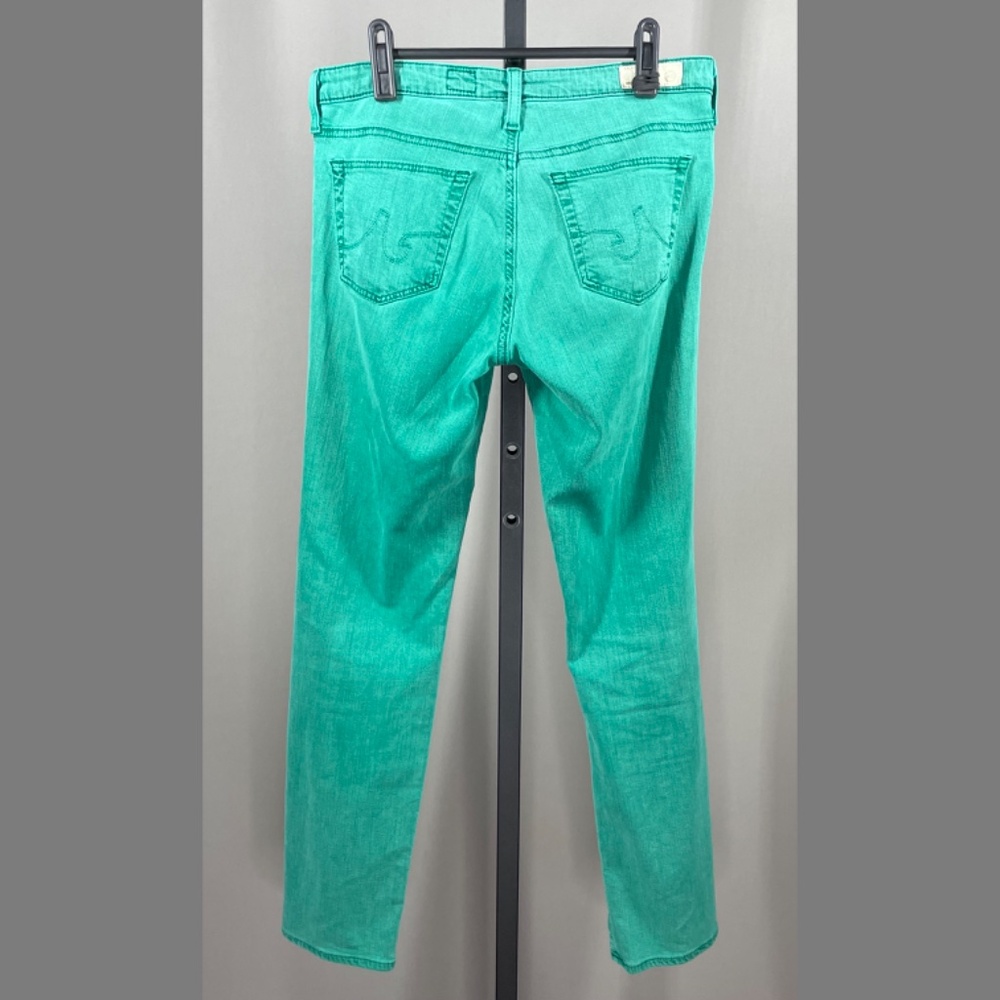 Adriano Goldschmied Jeans Womens 28 green denim skinny straight designer casual - Picture 8 of 10